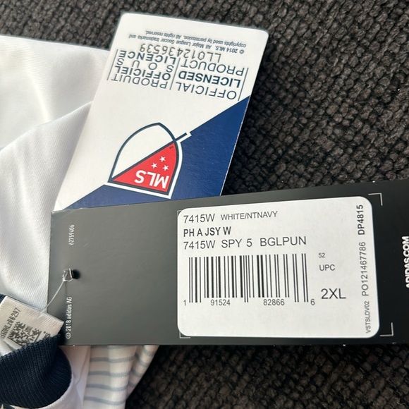 Adidas MLS for Men Jersey PHILADELPHIA UNION 2XL - Picture 6 of 6